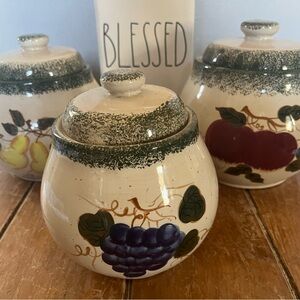 Kenyield Ceramic Canisters (Previously Owned)